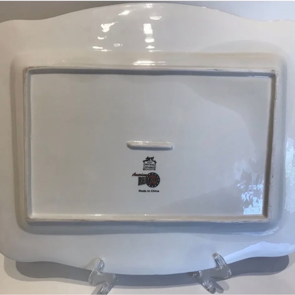 Michal Sparks American Retro Meadow Crossing Platter - Bears, Fish, Moose, Deer - Picture 4 of 4